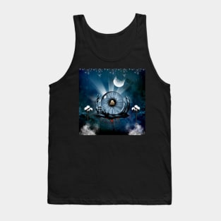 Awesome dark eye with skulls Tank Top